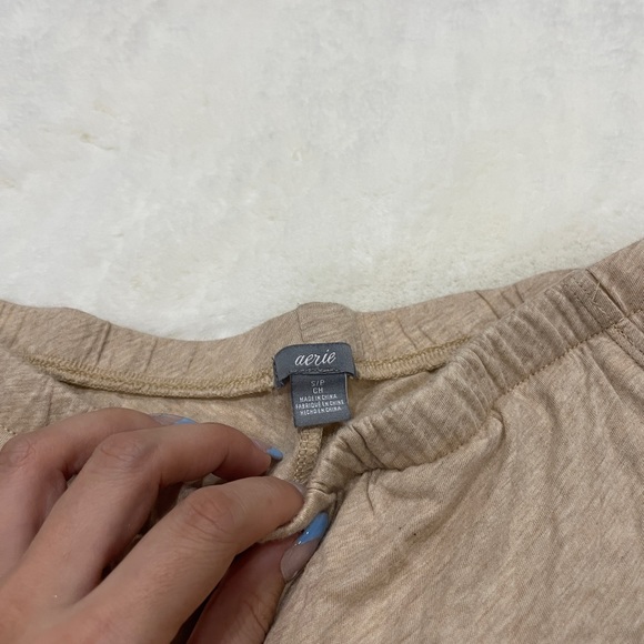 Aerie Lounge PJ pants with lace trim - Picture 5 of 6